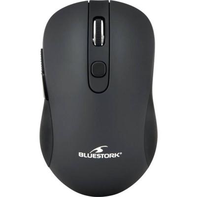BLUESTORK Gaming Draadloze Muis - 2,4 Ghz - 6 knoppen - Zwart