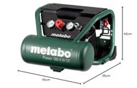 Metabo Power 180-5 W OF Pneumatische compressor 5 l 8 bar - thumbnail
