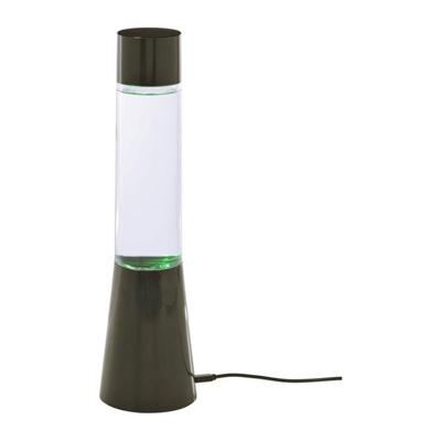 DIY Lava lamp met balletjes - blauw - ø8.5x33 cm