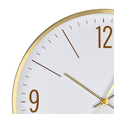 TFA Dostmann 60.3534.53 Wandklok Zendergestuurd 300 mm x 45 mm x 300 mm Goud