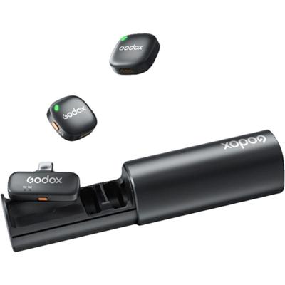 Godox C01 Kit 2 2.4G Wireless Microphone System Black Godox C01 Kit 2 2.4G Wireless Microphone System Black