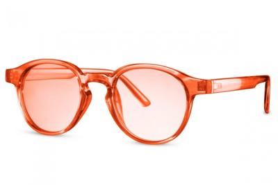 CWI zonnebril unisex panto cat.1 oranje (CWI2543) CWI zonnebril unisex panto cat.1 oranje (CWI2543)