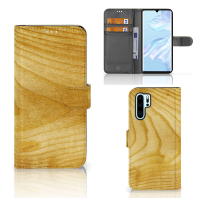 Huawei P30 Pro | Book Style Case | Licht Hout