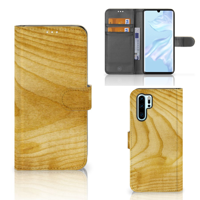 Huawei P30 Pro | Book Style Case | Licht Hout - thumbnail