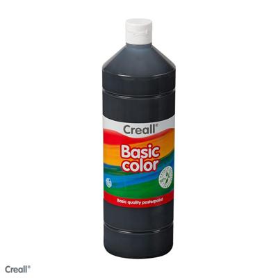 Creall plakkaatverf zwart 500 ml