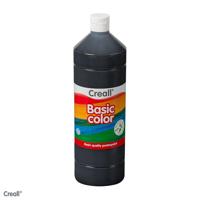 Creall plakkaatverf zwart 500 ml - thumbnail