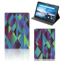 Lenovo Tablet M10 Tablet Beschermhoes Abstract Green Blue - thumbnail