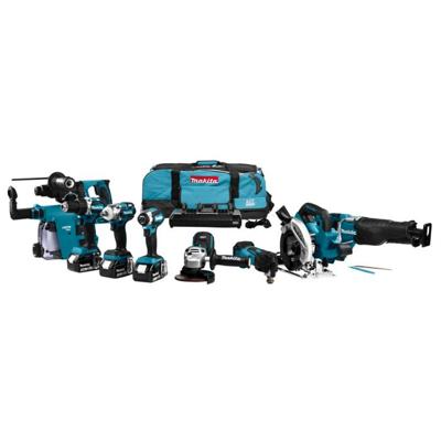 Makita dlx8026tw1 18v combiset voor (slag)schroeven, (klop)boren, slijpen, zagen en monteren met multitool 5,0 ah accu's (3 st.) - dlx8026tw1 Makita dlx8026tw1 18v combiset voor (slag)schroeven, (klop)boren, slijpen, zagen en monteren met multitool 5,0 ah accu's (3 st.) - dlx8026tw1