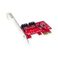 ROLINE PCIe x1 SATA III 6Gbps AHCI 2-Poorts Low Profile Host Adapter - thumbnail