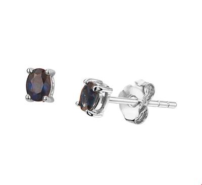 TFT Oorknoppen Saffier Witgoud Glanzend 4 mm x 3 mm TFT Oorknoppen Saffier Witgoud Glanzend 4 mm x 3 mm