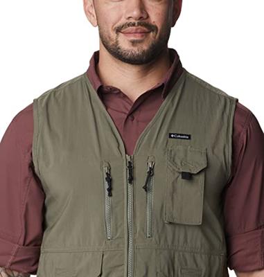 Columbia Silver Ridge™ Utility Vest Heren Stone Green M