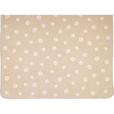 Cawö Cawö We love dogs 62470 Woonplaid 150x200 natur/beige