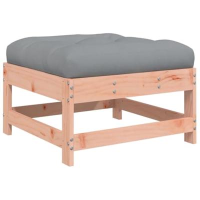 10-delige Loungeset met kussens massief douglashout