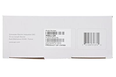 APC by Schneider Electric PM6U-GR Overspanningsveilige stekkerdoos 6-voudig Wit Randaarde stekker 1 stuk(s)