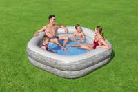 Bestway Opblaasbaar Familiair Zwembad 213x206x53 cm +6 Jaar Tuin 54423 - thumbnail