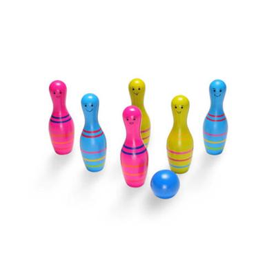 BS Toys houten bowlingset skittels junior, 7dlg.