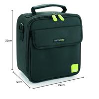 Thermische Ontbijthouder Ibili 753450 Zwart Polyester 600 ml 800 ml 21 x 12 x 22 cm - thumbnail