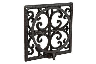 Wandsteun voor hangende bloempotten Home ESPRIT Donkerbruin Ijzer 18 x 17,5 x 18 cm Wandsteun voor hangende bloempotten Home ESPRIT Donkerbruin Ijzer 18 x 17,5 x 18 cm