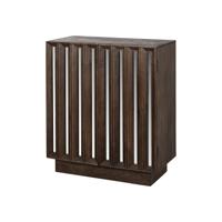 Richmond Dressoir 'Bryant' Mangohout en spiegelglas, 80cm - thumbnail