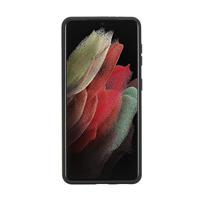 NorthLife - Samsung Galaxy S21 Plus - Backcover hoesje Echt Leer - Zwart - thumbnail