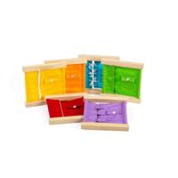 Bigjigs houten sluitingen- en knopenframes, 6dlg. - thumbnail