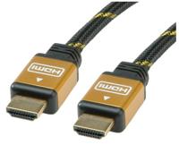 ROLINE GOLD HDMI HighSpeed Kabel met Ethernet, M-M, 15 m - thumbnail