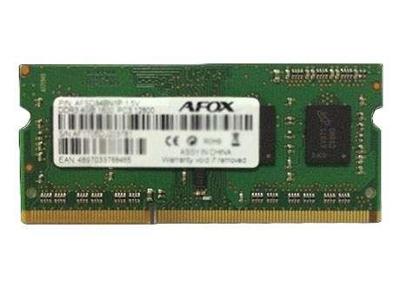 AFOX SO-DIMM DDR3 8GB geheugenmodule 1333 MHz LV 1,35V