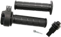 Domino gasgreep set "vintage" throttle grips alu sw 2-train vint dayt - thumbnail