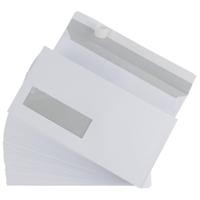 Gallery enveloppen ft 110 x 220 mm, venster links, stripsluiting, doos van 500 stuks - thumbnail