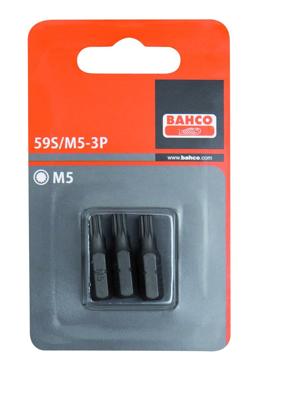 Bahco 3xbits xzn m4 25mm 1/4" standard | 59S/M4-3P Bahco 3xbits xzn m4 25mm 1/4" standard | 59S/M4-3P