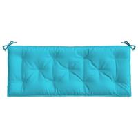 Tuinbankkussen 120x50x7 cm stof turquoise - thumbnail