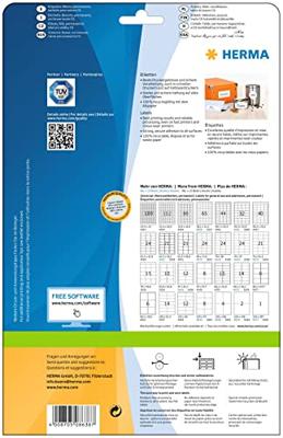 Etiket HERMA 8638 70x36mm premium wit 240stuks Etiket HERMA 8638 70x36mm premium wit 240stuks