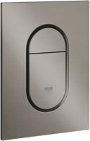 Grohe Bedieningsplaat Arena Cosmopolitan S WC DF 13x17,2 cm Hard Graphite Geborsteld - thumbnail