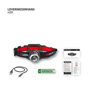 Ledlenser H8R Zwart, Rood Lantaarn aan hoofdband LED - thumbnail