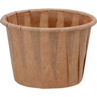Cup | portiecup | papier | 25ml | 1oz | 30mm | bruin | 5000 stuks - thumbnail
