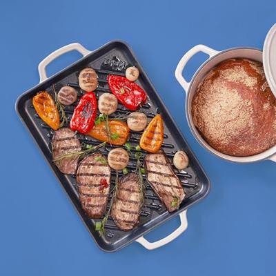 Kela - Grillplaat, Gietijzer, Zwart, 25 x 35 cm - Kela | Calido