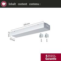 Paulmann Rails voeding 2 zijde alu - thumbnail