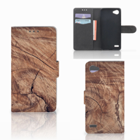 LG Q6 | LG Q6 Plus Book Style Case Tree Trunk - thumbnail