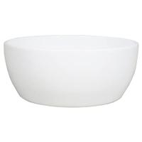 Floran schaal Boule 24.5x9.5cm wit - thumbnail