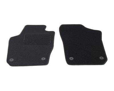 Automatten voorzijde - zwart stof - VW Polo 6R/6C 2009-2018