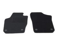 Automatten voorzijde - zwart stof - VW Polo 6R/6C 2009-2018 - thumbnail
