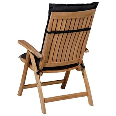 Kussen hoog 50x123 Panama black