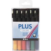 Creativ Company Plus color acrylstiften acrylverf marker, 18st. - thumbnail