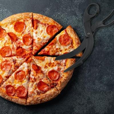 Fackelmann Food&More pizza en boterhamschaar 250mm zwart