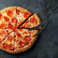 Fackelmann Food&More pizza en boterhamschaar 250mm zwart - thumbnail