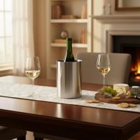 Cookinglife Wijnkoeler Brushed RVS ø 12 x 18 cm - thumbnail