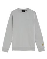 Lyle & Scott winter sweater jongens - Grijs mirage - Script - thumbnail