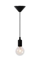 Lucide FIX - Hanglamp - Ø 10 cm - 1xE27 - Zwart - thumbnail