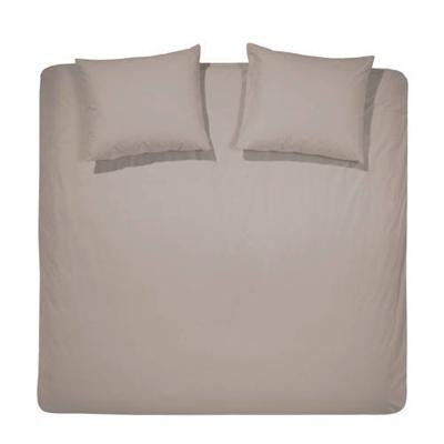Cinderella dekbedovertrek Weekend - taupe - 200x200/220 cm - Leen Bakker