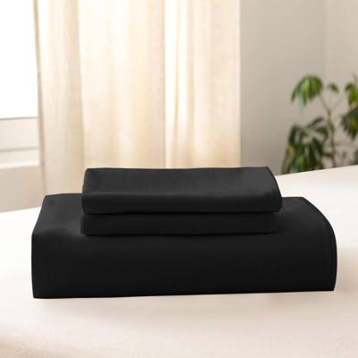 Primaviera Deluxe - Egyptisch Katoen Dekbedovertrek Uni - Zwart - 240 x 200/260